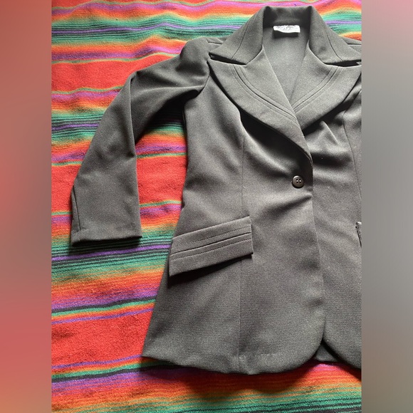 VTG 70’s First Edition Dallas Polyester Blazer. Rad Pointed collar! S/M - Picture 9 of 16